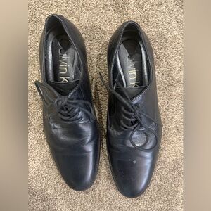 Calvin Klein Mens Jack black shoes size 9